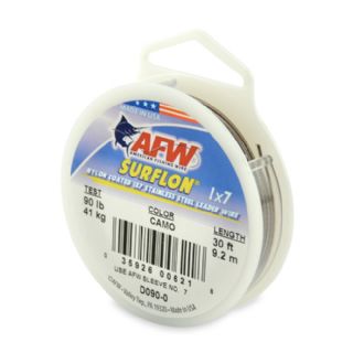 AFW Surflon Camo Nylon Coated 1x7 Wire  - 